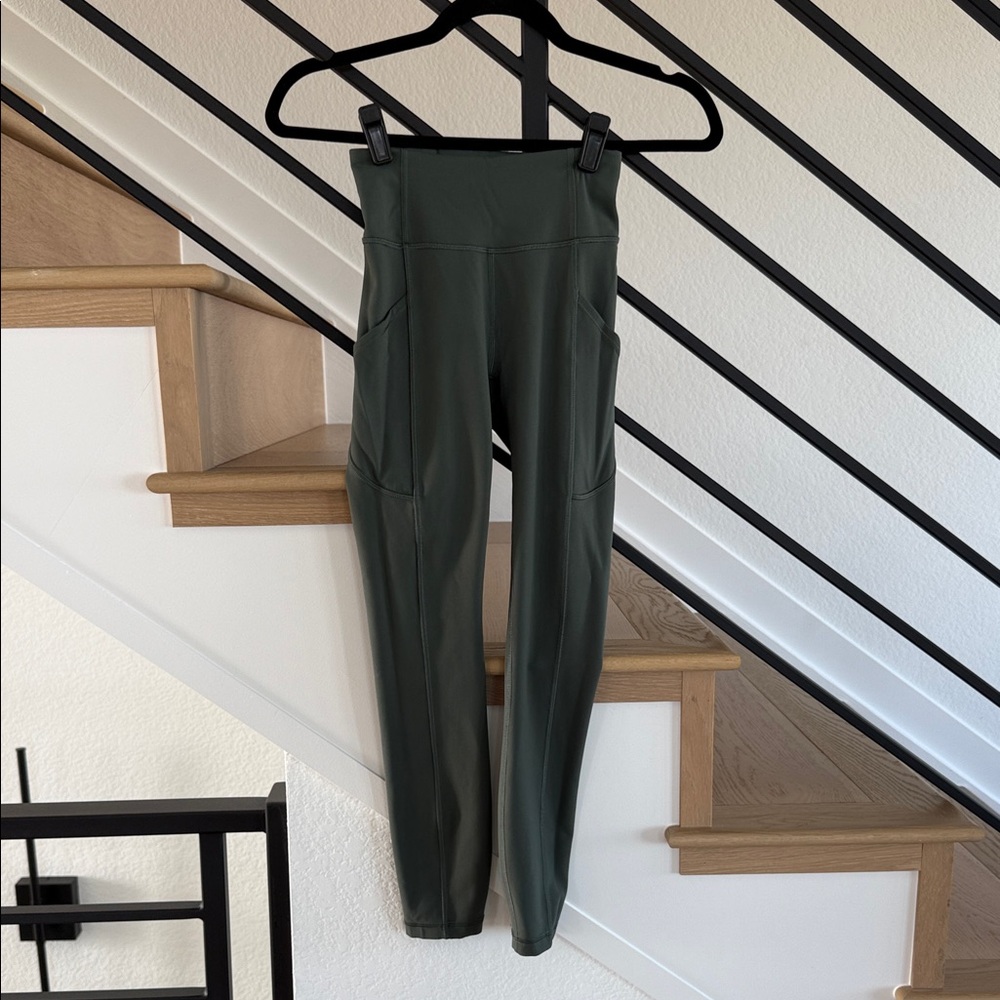 lululemon athletica Dark Green Leggings